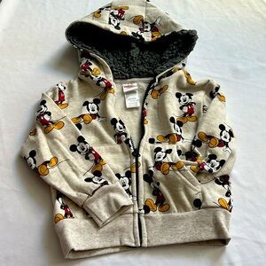 Mickey Mouse zip-up sweater